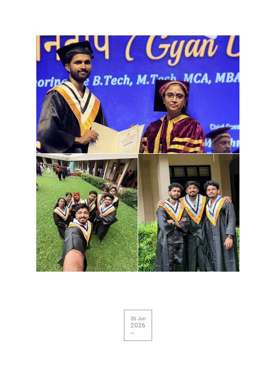 Master of Computer Applications (MCA) Graduation
